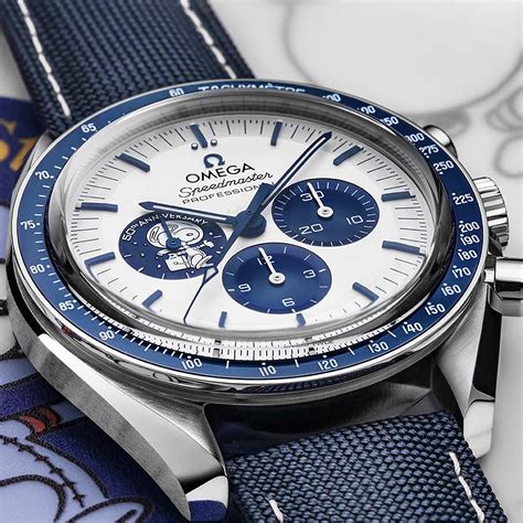 silver snoopy omega watch|More.